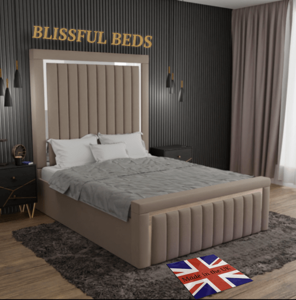 Milan Panel Bed With 60" Headboard - Blissful Beds