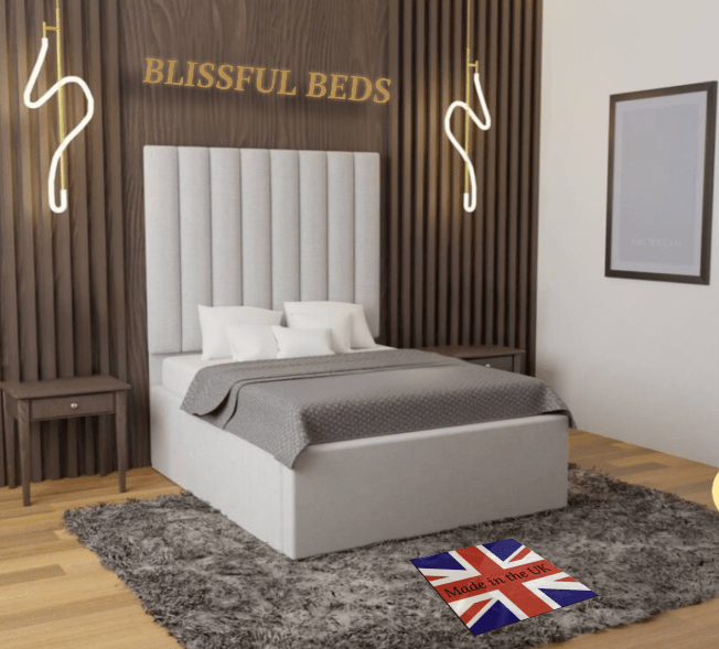 Modern Linear Bed With 70" Headboard - Blissful Beds