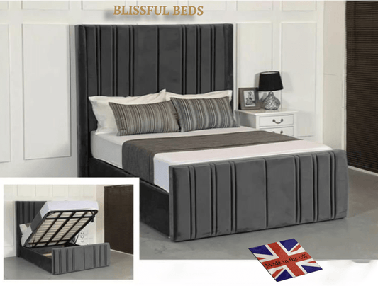 Claire Winged Panel Bed - Blissful Beds
