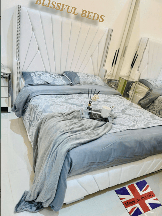 Sunrise Berlin Wing Bed With 56" Headboard - Blissful Beds