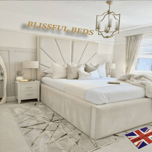 Luxury Sunrise Deluxe Bed with 80″ high Headboard - Blissful Beds