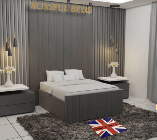 Elysian Vista Beds with 80″ High Headboard - Blissful Beds