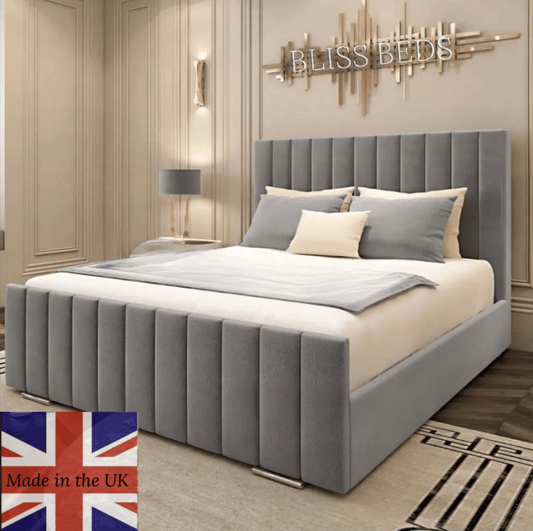 Elegant Oslo Wingback Panel Beds - Blissful Beds