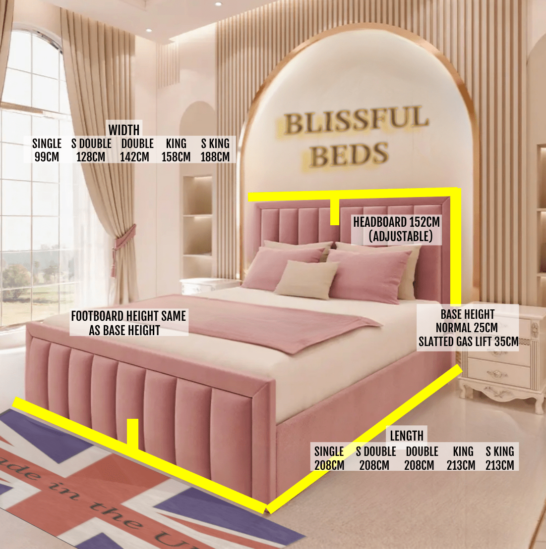 Diva Lux Bed - Blissful Beds