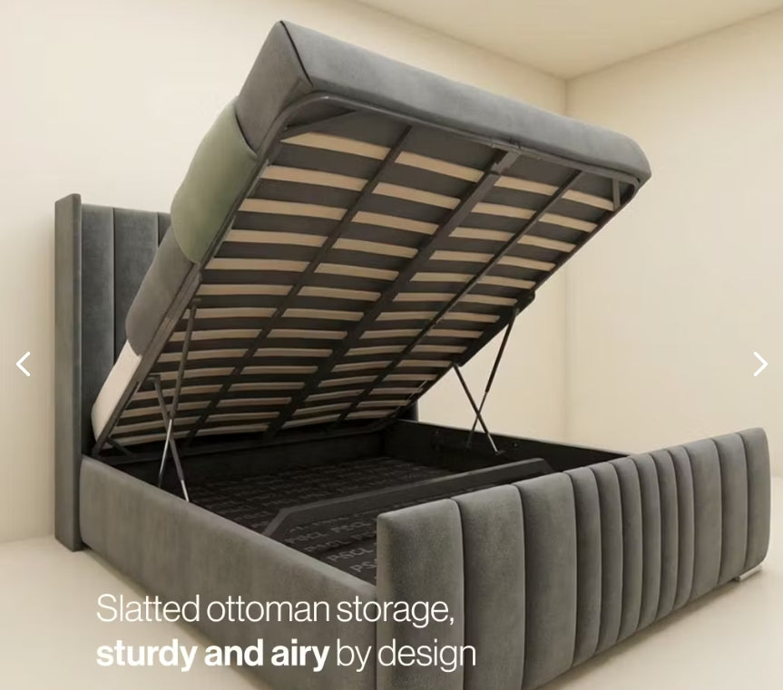 Blissful Cubid Bed Bundle! (Bed + Ottoman Storage + Mattress)