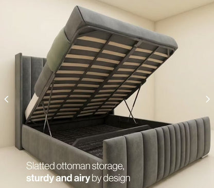 Diego Sunrise Bundle! (Bed + Ottoman Storage + Mattress) - Blissful Beds