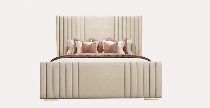 Yankee Wingback Panel Bundle( Bed + Ottoman Storage + Mattress) - Blissful Beds