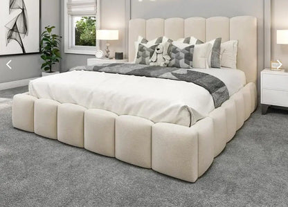 Cloud 21 Panel Bundle( Bed + Ottoman Storage + Mattress) - Blissful Beds