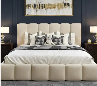 Cloud 21 Panel Bundle( Bed + Ottoman Storage + Mattress) - Blissful Beds