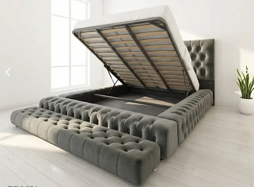 Prosperity Ambassador Royale Bundle (Bed + Ottoman Storage + Mattress) - Blissful Beds