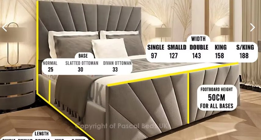 Diego Sunrise Bundle! (Bed + Ottoman Storage + Mattress) - Blissful Beds