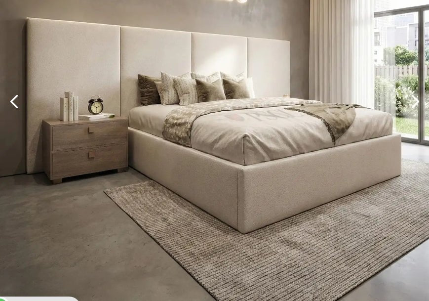 Luxury Ottoman Hotel  Panel Bed Bundle! (Bed + Ottoman Storage + Mattress)
