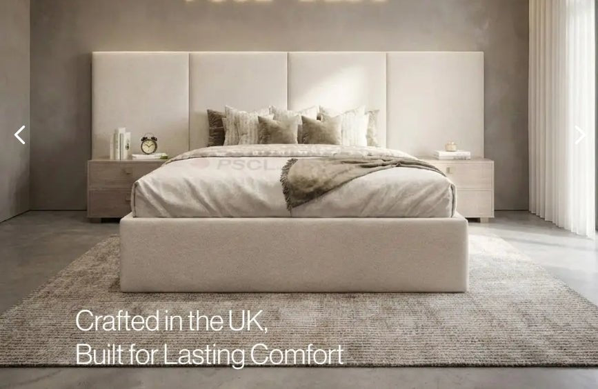 Luxury Ottoman Hotel  Panel Bed Bundle! (Bed + Ottoman Storage + Mattress)