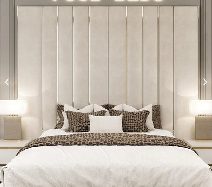 Hotel Palm Headboard Bed Bundle (Bed + Ottoman Storage + Mattress)