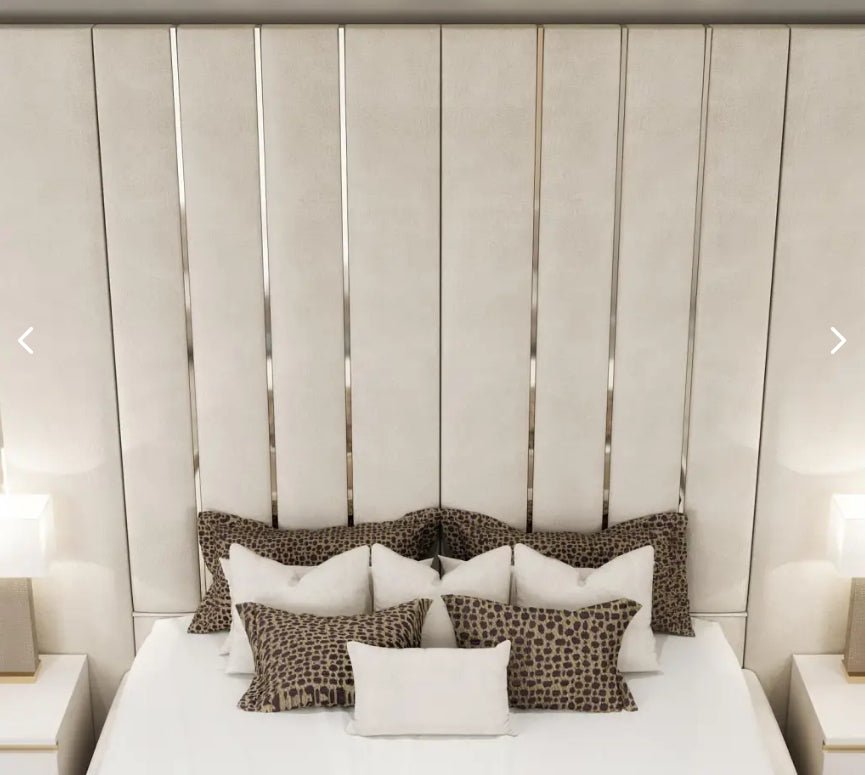 Hotel Palm Headboard Bed Bundle (Bed + Ottoman Storage + Mattress)