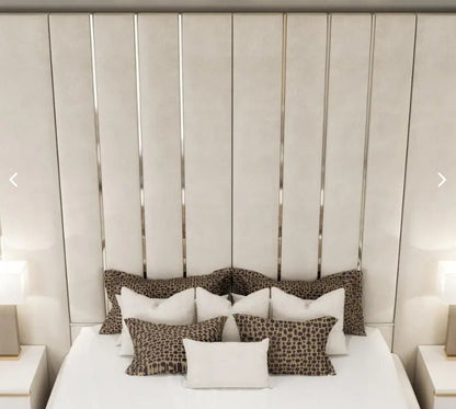 Hotel Palm Headboard Bed Bundle (Bed + Ottoman Storage + Mattress)