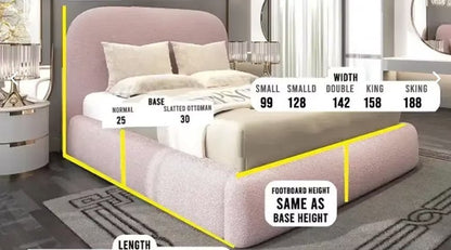 Cloud Storey Panel Bed Bundle! (Bed + Ottoman Storage + Mattress)