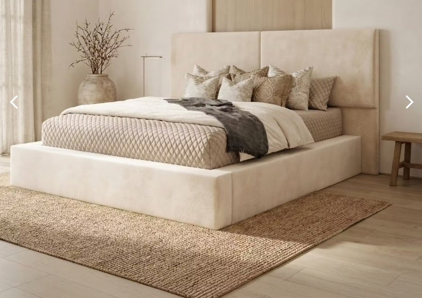 Cube Hotel Panel Bed Bundle! (Bed + Ottoman Storage + Mattress)