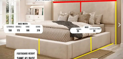 Cube Hotel Panel Bed Bundle! (Bed + Ottoman Storage + Mattress)