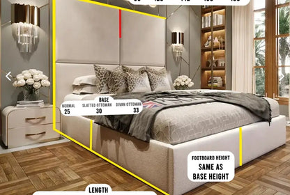 Blissful Cubid Bed Bundle! (Bed + Ottoman Storage + Mattress)